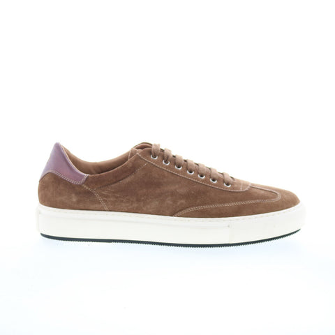 Di Bianco SB300 Mens Brown Suede Lace Up Lifestyle Sneakers Shoes