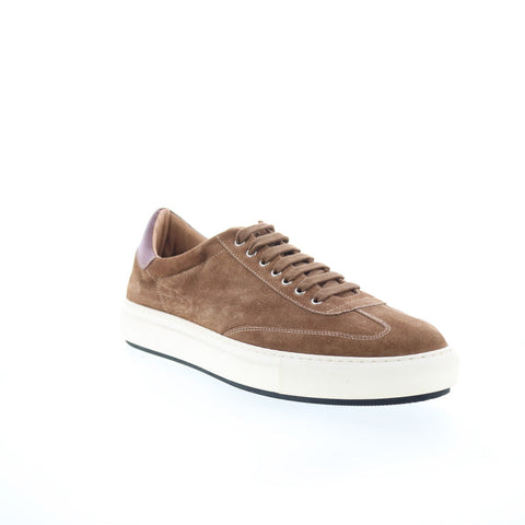 Di Bianco SB300 Mens Brown Suede Lace Up Lifestyle Sneakers Shoes