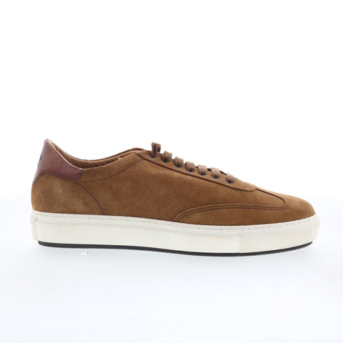 Di Bianco SB300 Mens Brown Suede Lace Up Lifestyle Sneakers Shoes