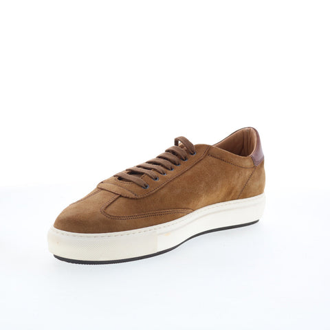 Di Bianco SB300 Mens Brown Suede Lace Up Lifestyle Sneakers Shoes