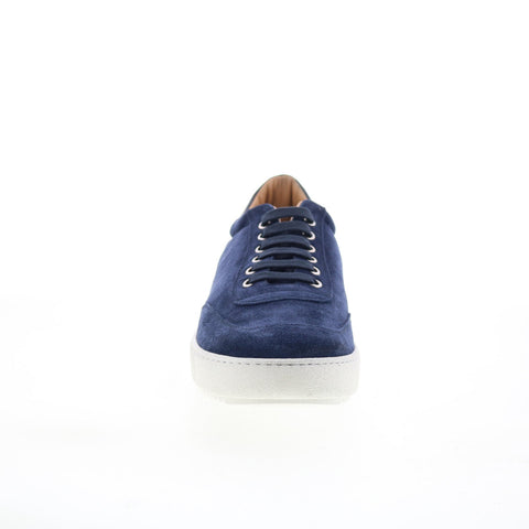 Di Bianco SB300 Mens Blue Suede Lace Up Lifestyle Sneakers Shoes
