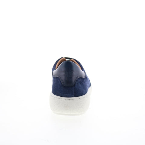 Di Bianco SB300 Mens Blue Suede Lace Up Lifestyle Sneakers Shoes
