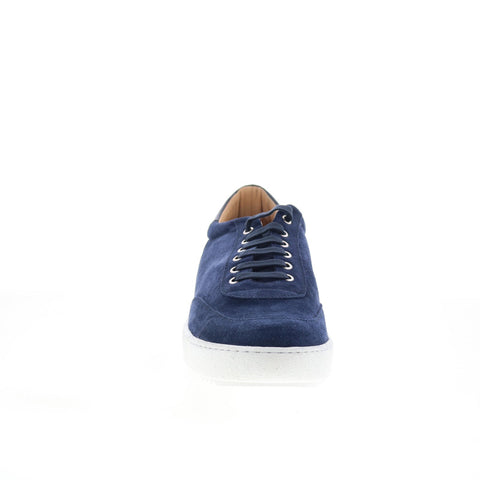 Di Bianco SB303 Mens Blue Suede Lace Up Lifestyle Sneakers Shoes