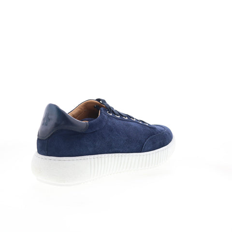 Di Bianco SB303 Mens Blue Suede Lace Up Lifestyle Sneakers Shoes