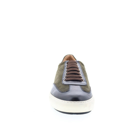 Di Bianco SB306 Mens Green Suede Lace Up Lifestyle Sneakers Shoes