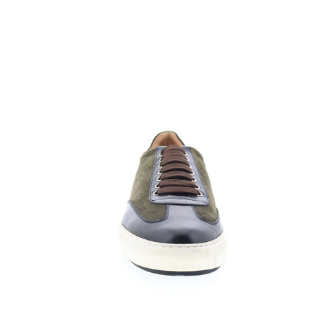 Di Bianco SB306 Mens Green Suede Lace Up Lifestyle Sneakers Shoes