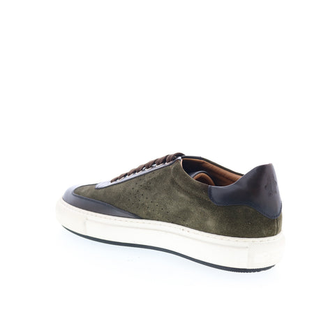 Di Bianco SB306 Mens Green Suede Lace Up Lifestyle Sneakers Shoes