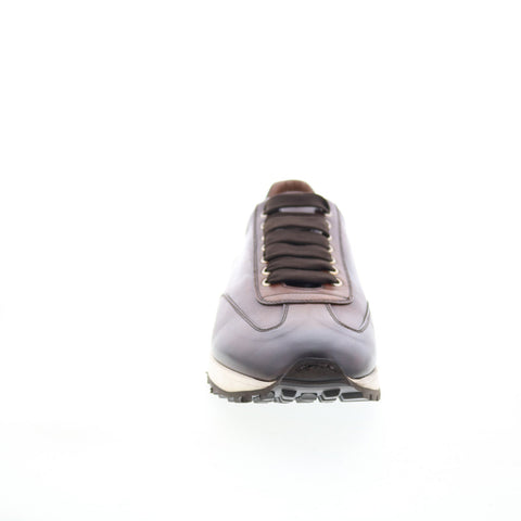 Di Bianco Trieste Deco SB307 Mens Brown Leather Lifestyle Sneakers Shoes