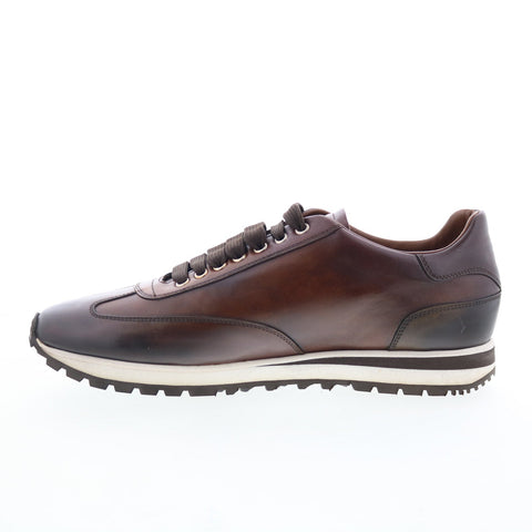 Di Bianco Trieste Deco SB307 Mens Brown Leather Lifestyle Sneakers Shoes