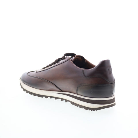 Di Bianco Trieste Deco SB307 Mens Brown Leather Lifestyle Sneakers Shoes