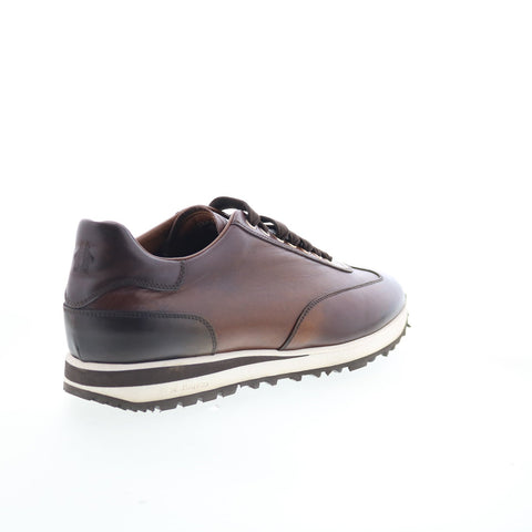Di Bianco Trieste Deco SB307 Mens Brown Leather Lifestyle Sneakers Shoes