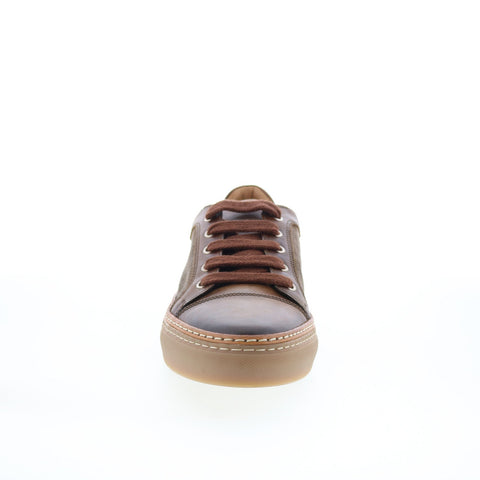 Di Bianco SB646 Mens Brown Suede Lace Up Lifestyle Sneakers Shoes
