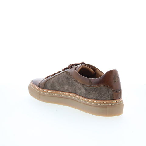 Di Bianco SB646 Mens Brown Suede Lace Up Lifestyle Sneakers Shoes