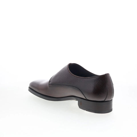Di Bianco SB721 Mens Brown Leather Loafers & Slip Ons Casual Shoes