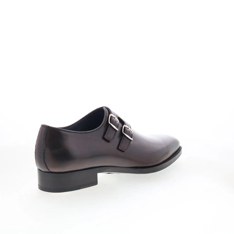 Di Bianco SB721 Mens Brown Leather Loafers & Slip Ons Casual Shoes