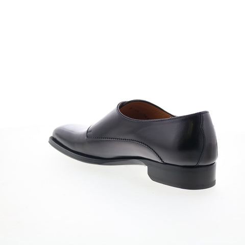 Di Bianco SB721 Mens Black Leather Loafers & Slip Ons Casual Shoes