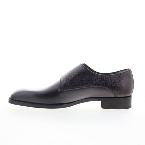 Di Bianco SB721 Mens Brown Leather Loafers & Slip Ons Casual Shoes