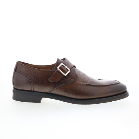 Di Bianco SB9066 Mens Brown Leather Loafers & Slip Ons Casual Shoes
