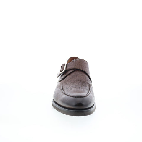 Di Bianco SB9066 Mens Brown Leather Loafers & Slip Ons Casual Shoes