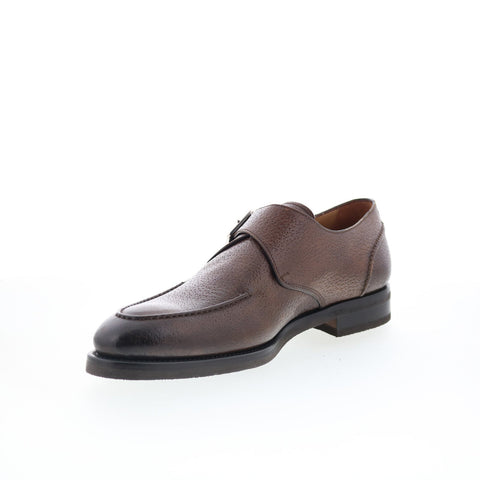 Di Bianco SB9066 Mens Brown Leather Loafers & Slip Ons Casual Shoes