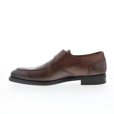 Di Bianco SB9066 Mens Brown Leather Loafers & Slip Ons Casual Shoes