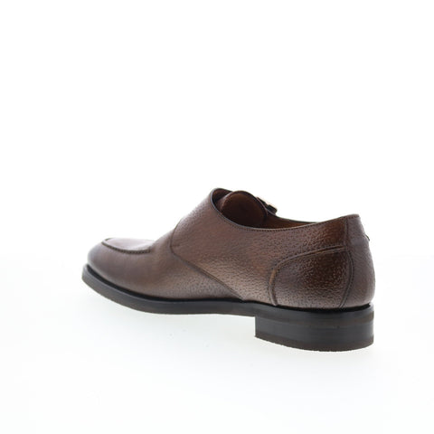 Di Bianco SB9066 Mens Brown Leather Loafers & Slip Ons Casual Shoes