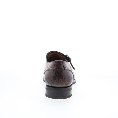 Di Bianco SB9066 Mens Brown Leather Loafers & Slip Ons Casual Shoes