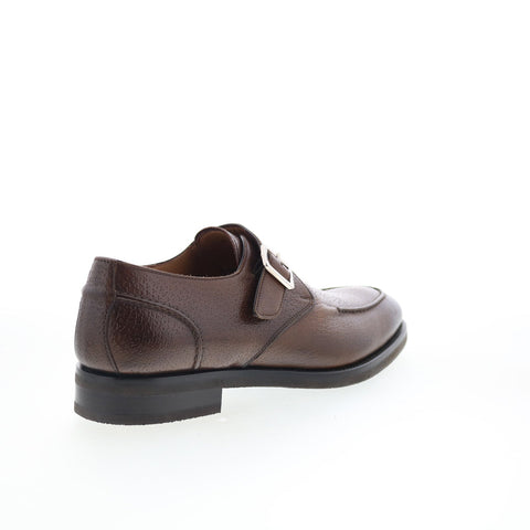 Di Bianco SB9066 Mens Brown Leather Loafers & Slip Ons Casual Shoes