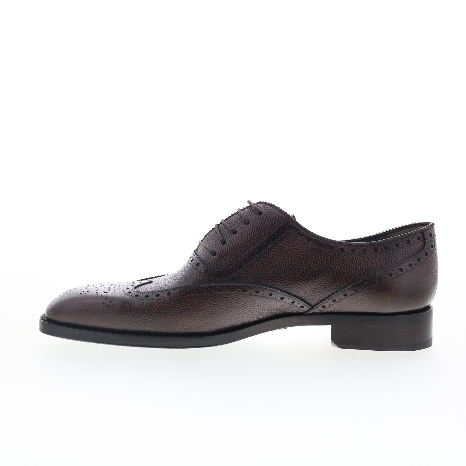 NEW Di Bianco Mens Burgundy Oxfords & Lace Ups Brogue Shoes Size 6.5 Quarter Brogue Oxford - Dark Oxblood – 3DM Lifestyle main image 4