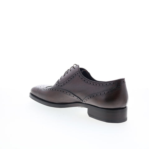 Di Bianco SBP105 Mens Brown Oxfords & Lace Ups Wingtip & Brogue Shoes