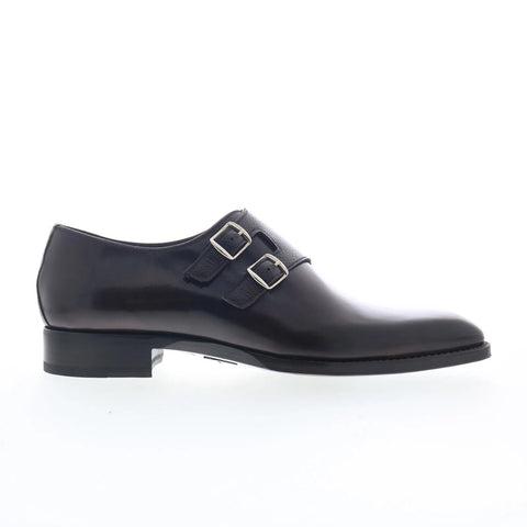 Di Bianco SBP721 Mens Black Leather Loafers & Slip Ons Casual Shoes