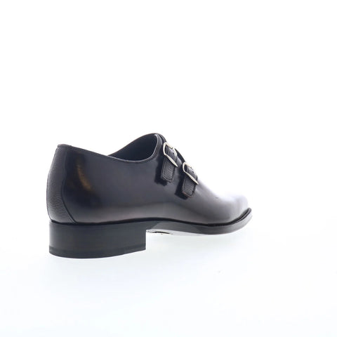 Di Bianco SBP721 Mens Black Leather Loafers & Slip Ons Casual Shoes