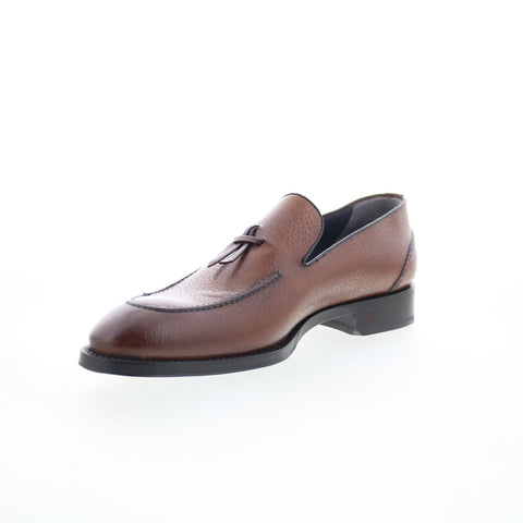 Di Bianco SBP931 Mens Brown Leather Strap Loafers & Slip Ons Casual Shoes