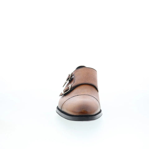 Di Bianco SBP934 Mens Brown Leather Loafers & Slip Ons Casual Shoes