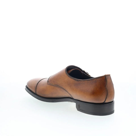 Di Bianco SBP934 Mens Brown Leather Loafers & Slip Ons Casual Shoes