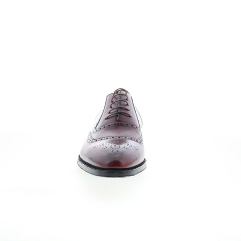 Di Bianco SBP940 Mens Burgundy Oxfords & Lace Ups Wingtip & Brogue Shoes