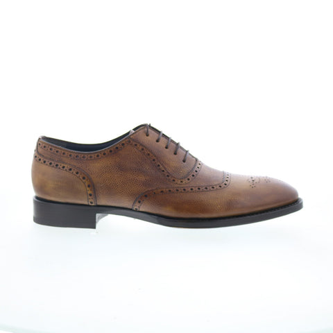 Di Bianco SBP940 Mens Brown Oxfords & Lace Ups Wingtip & Brogue Shoes