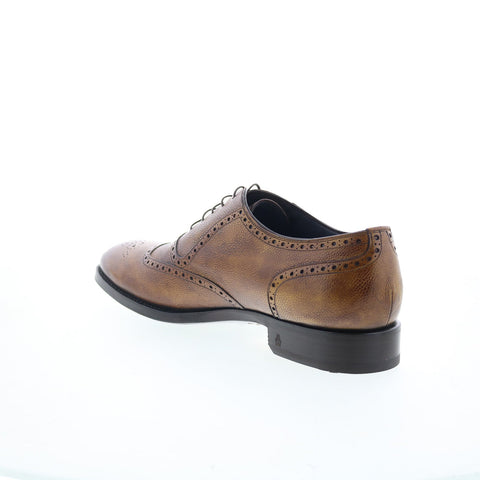 Di Bianco SBP940 Mens Brown Oxfords & Lace Ups Wingtip & Brogue Shoes