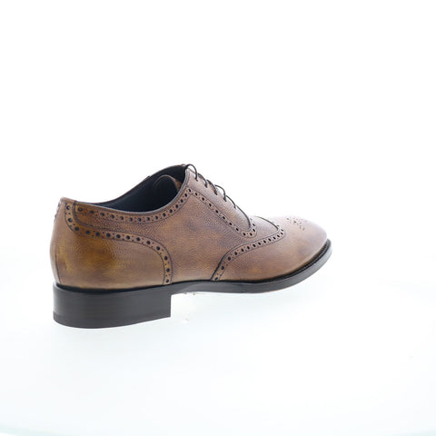 Di Bianco SBP940 Mens Brown Oxfords & Lace Ups Wingtip & Brogue Shoes