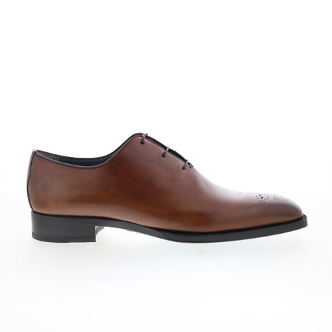 Di Bianco SBP957 Mens Brown Leather Lace Up Oxfords & Lace Ups Casual Shoes