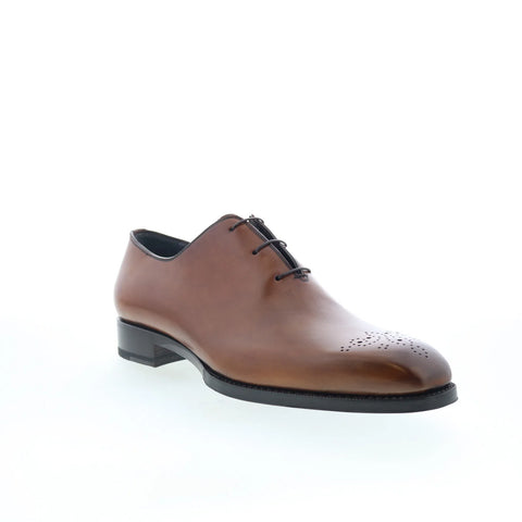 Di Bianco SBP957 Mens Brown Oxfords & Lace Ups Wingtip & Brogue Shoes