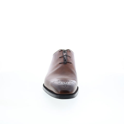 Di Bianco SBP957 Mens Brown Leather Lace Up Oxfords & Lace Ups Casual Shoes