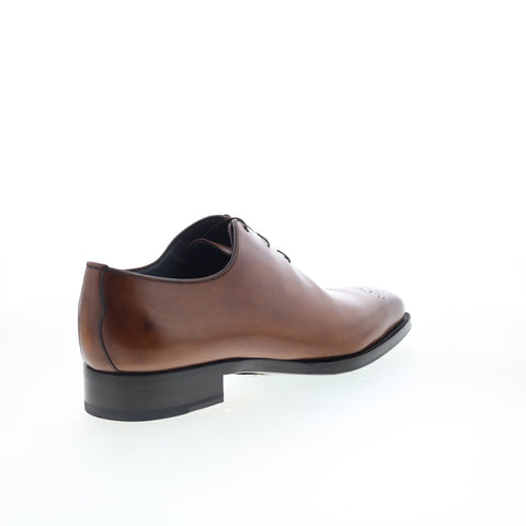 Di Bianco SBP957 Mens Brown Leather Lace Up Oxfords & Lace Ups Casual Shoes