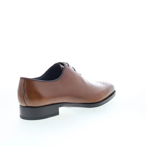 Di Bianco SBP957 Mens Brown Oxfords & Lace Ups Wingtip & Brogue Shoes