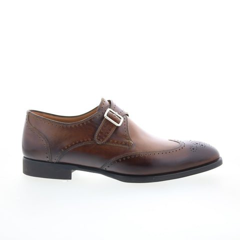 Di Bianco SC517 Mens Brown Leather Loafers & Slip Ons Casual Shoes