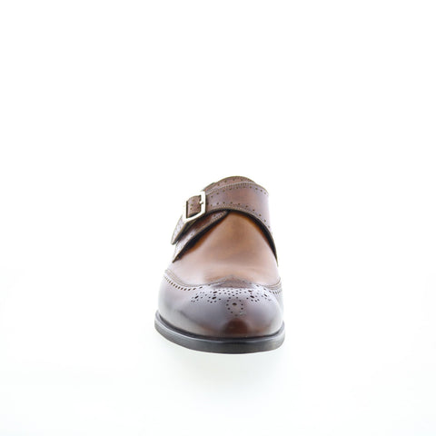 Di Bianco SC517 Mens Brown Leather Loafers & Slip Ons Casual Shoes