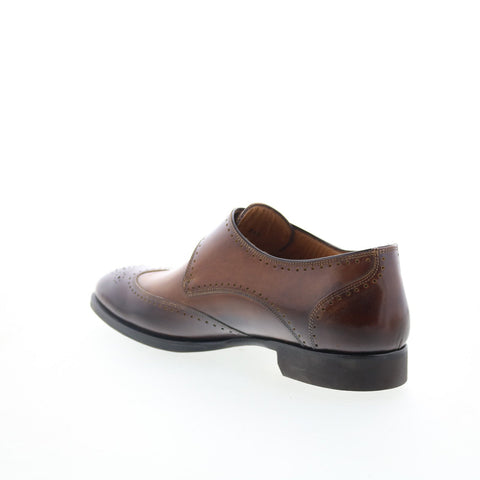 Di Bianco SC517 Mens Brown Leather Loafers & Slip Ons Casual Shoes