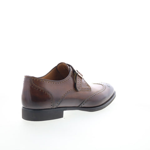 Di Bianco SC517 Mens Brown Leather Loafers & Slip Ons Casual Shoes
