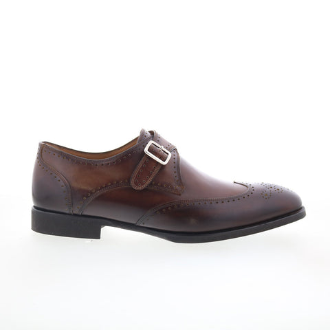 Di Bianco SC517 Mens Brown Leather Loafers & Slip Ons Casual Shoes