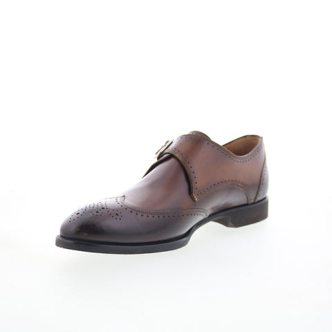 Di Bianco SC517 Mens Brown Leather Loafers & Slip Ons Casual Shoes